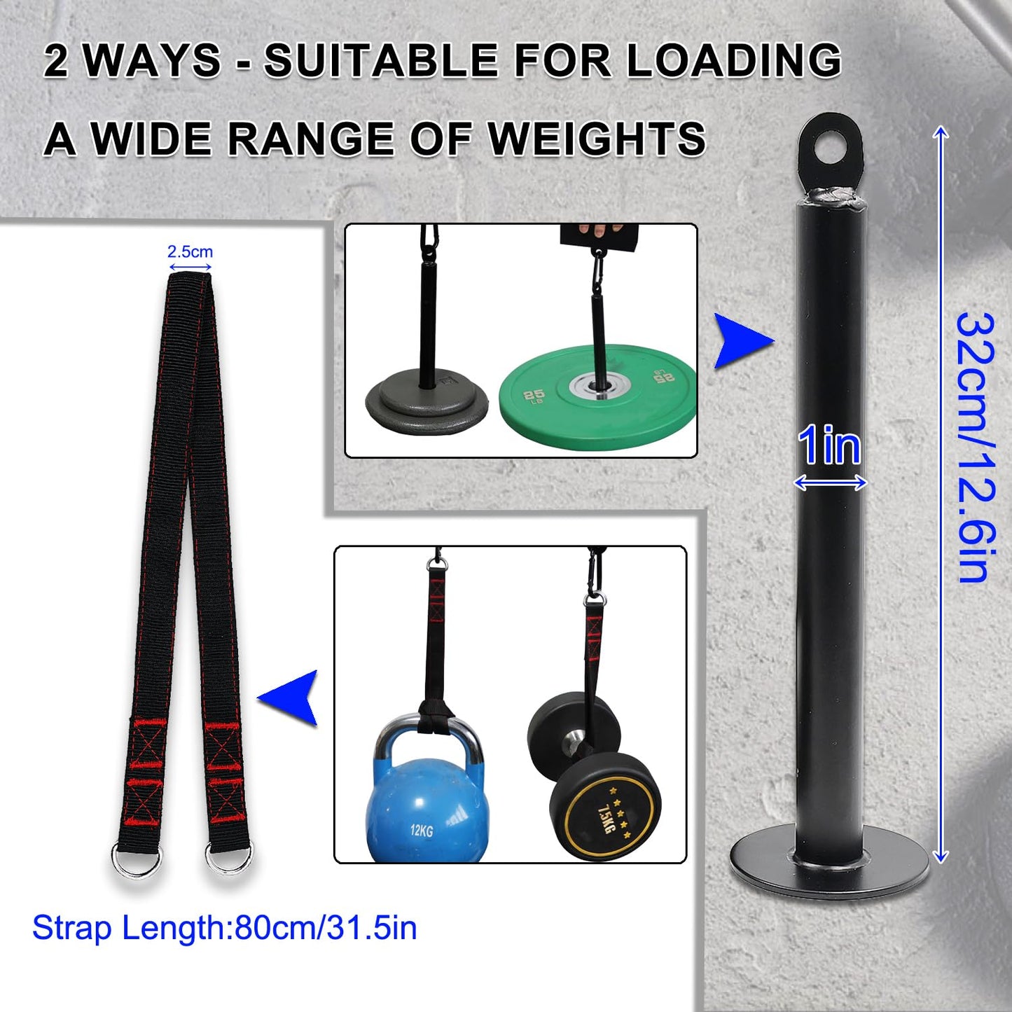 Lights Mountain Metal Pinch Block Grip Set with Loading Pin, Pinch Block Grip Workout Rock Climbing Power Grips Forearm Finger Exerciser Strength Training Strengthener Equipment