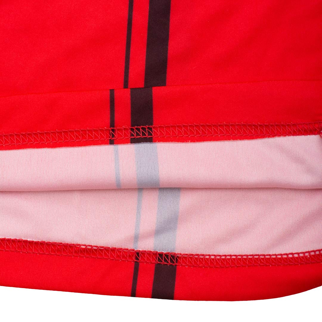 New! 2018 Soccer Referee Jersey Full Sleeve (2018 Red, Adult Small)