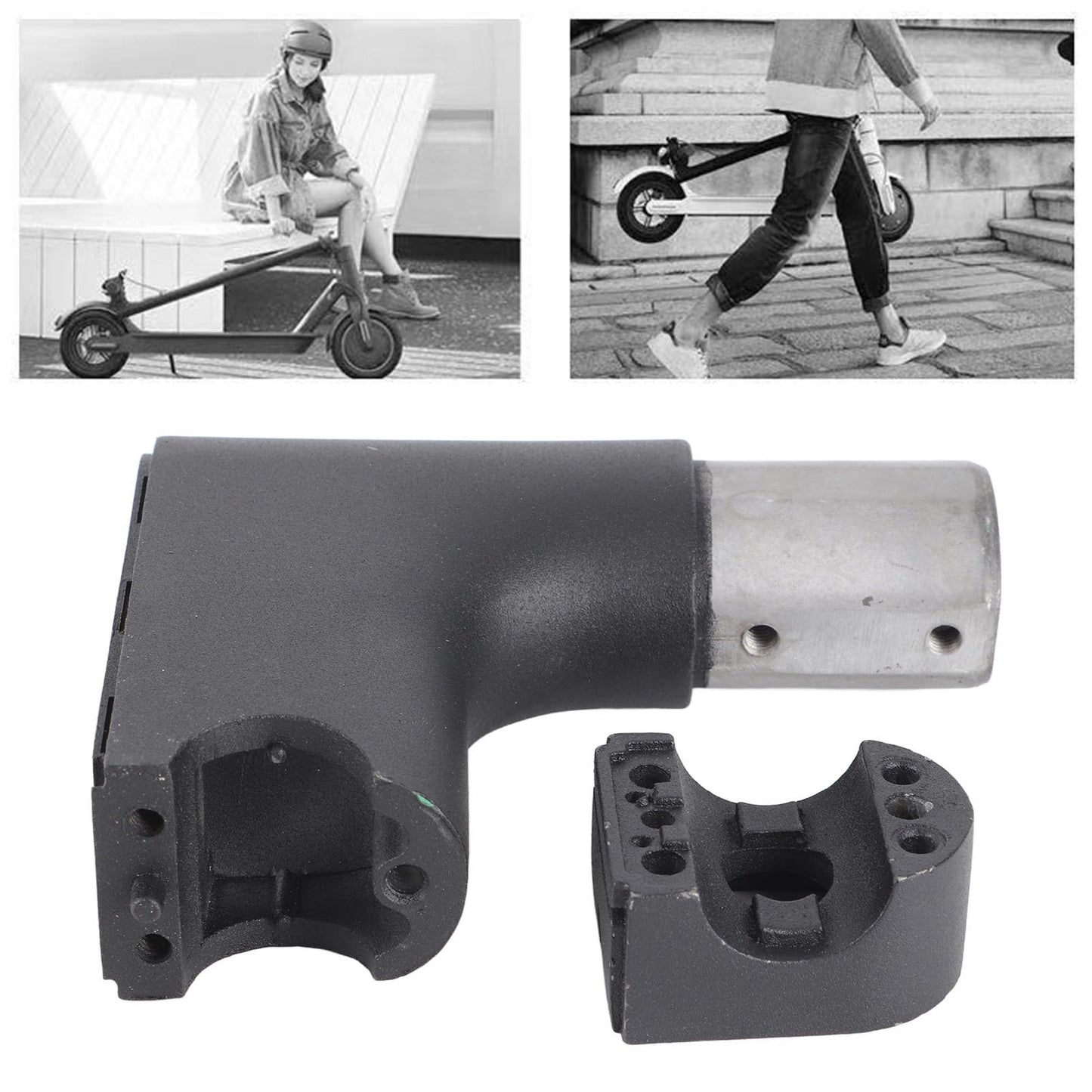 Scooter Headset Upgrade Kit Steel Forehead Mounting Bracket Pressure Clamp for M365 PRO Dashboard