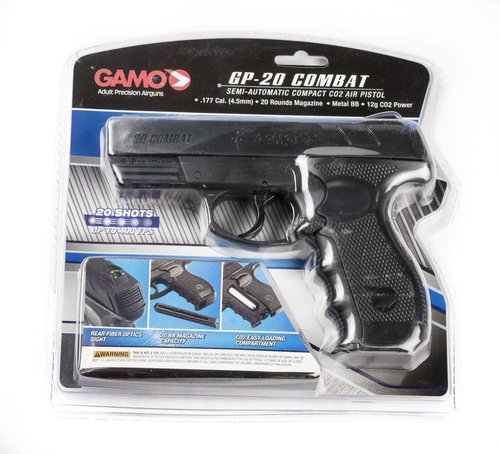 Gamo GP-20 Combat BB Pistol - Realistic Shooting Experience | Durable Design & Lightweight