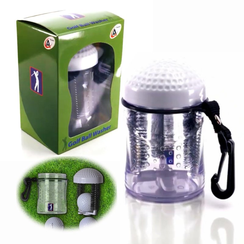 Ascent Golf Ball Washer Cleaner - Golfer's Best Gift Idea, Accessory, Gift for Men Women, Souvenir, Present
