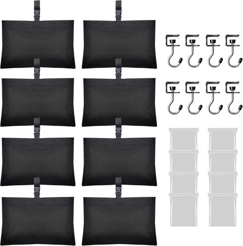 Boat Cover Sand Bags by [Brand Name] - Durable 900D Marine Grade Weighted Bags for Mooring & Tarp Stability