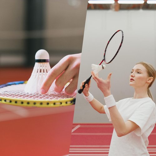 M METERXITY 10 Pack Badminton Racket String - High Flexibility Training Nylon Racquet String Line Badminton Repair Accessory for Badminton (10M, White)