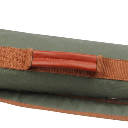 TOURBON Lightweight Golf Bag Practical Golf Travel Club Carrier Case with Golf Accessory Pouch - Green