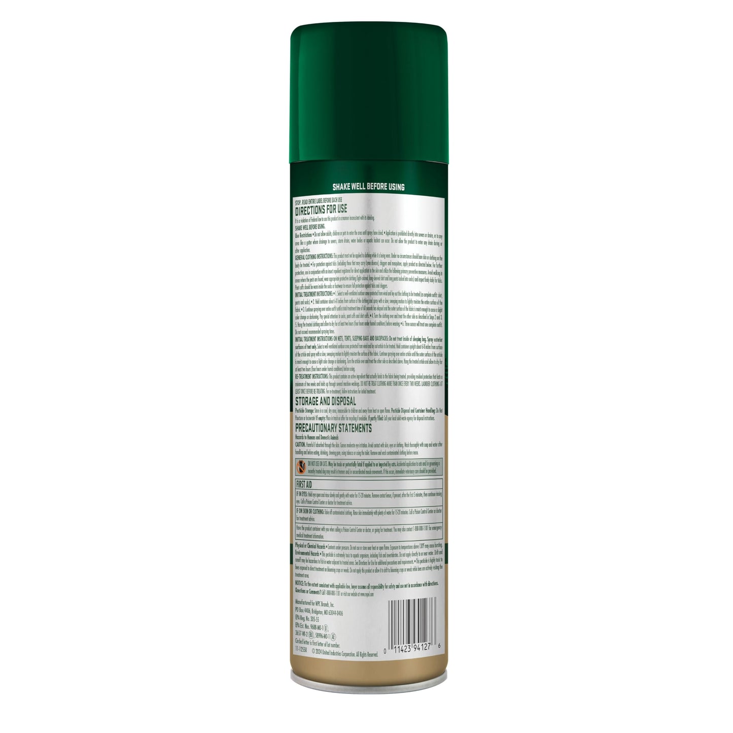 Repel Permethrin Clothing And Gear Mosquito and Insect Repellent, 6.5 Ounces, Aerosol Insect Repellent Bug Spray For Clothing And Gear Including Nets, Tents, Sleeping Bags And Backpacks, 6 Pack