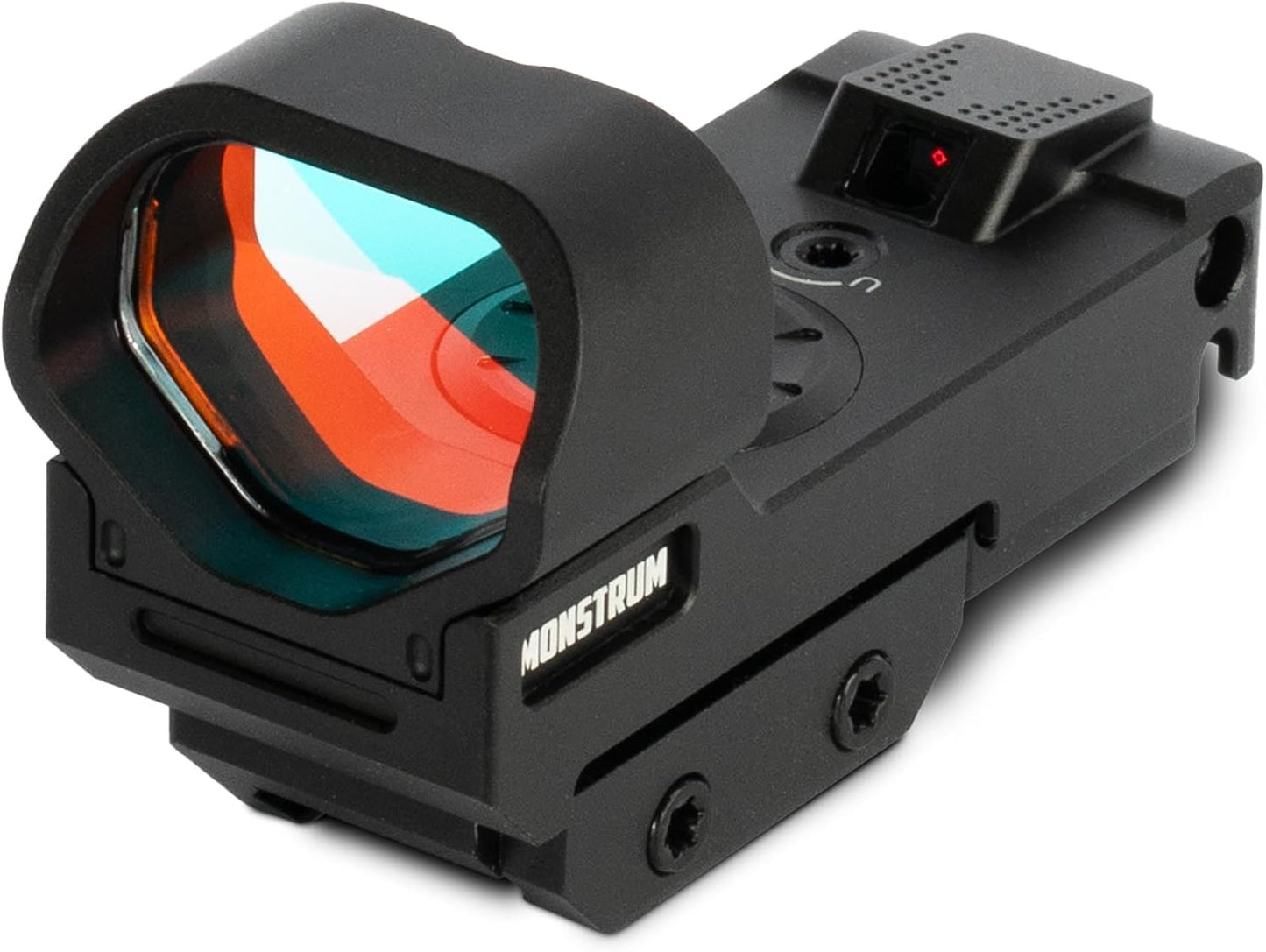 Monstrum Ares V2 Red Dot Sight - Open Reflex Design with Shake Awake Feature for Rifles