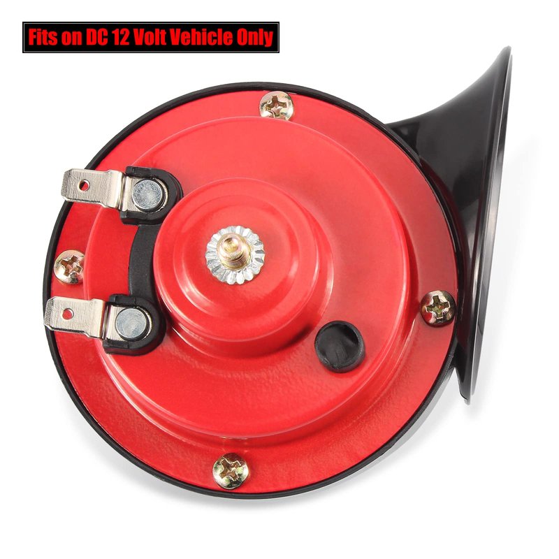 Geggkake Universal Golf Cart 12 Volt Horn Kit Fits Club Car, EZGO, Ya-ma-ha Golf Carts or UTV Boat