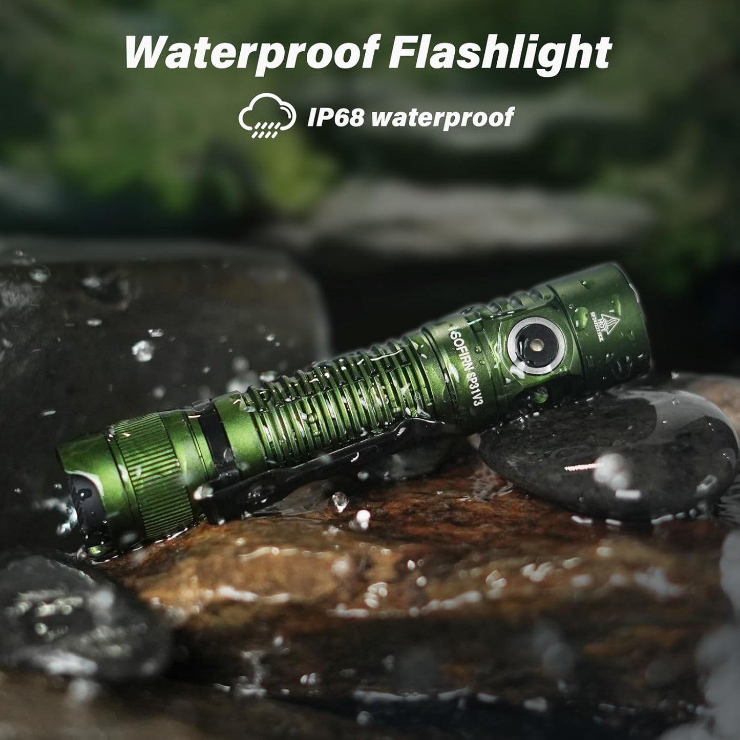 2000 Lumen Rechargeable Tactical Flashlight - Sofirn SP31 V3.0, IP68 Waterproof, EDC & Emergency Ready