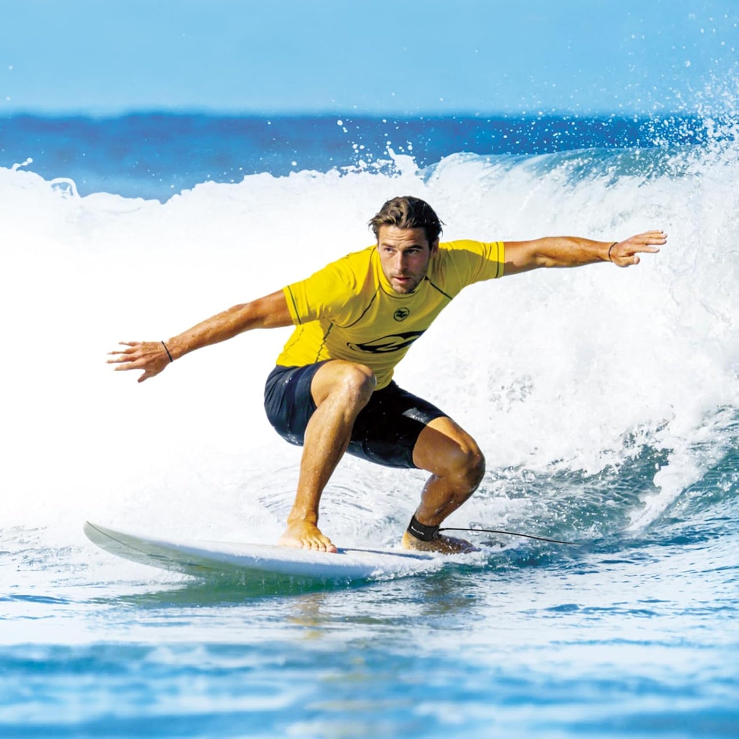 Mellbree Surfboard Leash - Premium Double-Sided Rotatable Wrist Strap for Paddleboards & Longboards