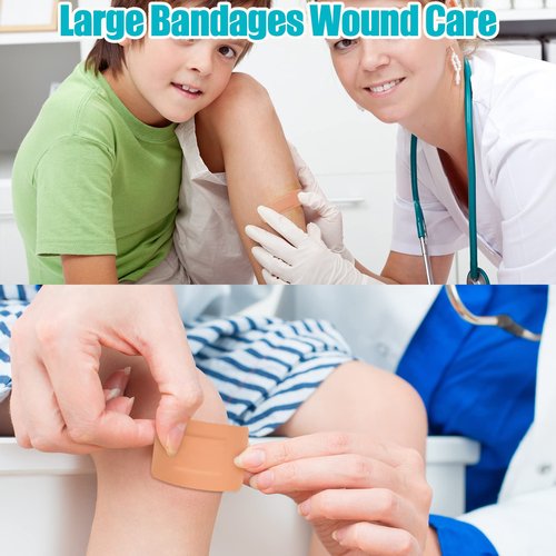 Lounsweer 720 Pcs Assorted Bandage Bulk Variety Pack Flexible Adhesive Breathable Bandage for Waterproof Fingertip Wound Care Face Arm Scrape Knee Multi Size First Aid Kit Refill(Multi Styles,Brown)