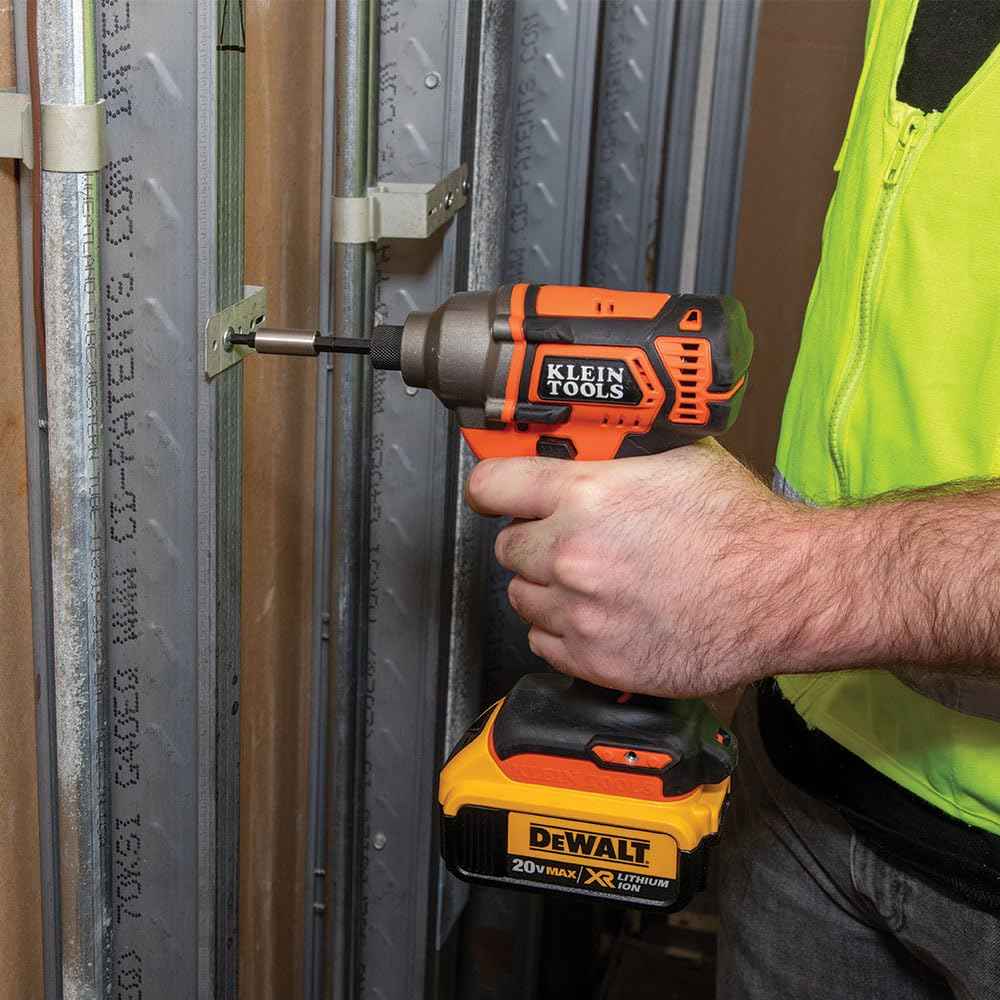 Klein Tools 33800 Impact Driver Bit Set, 35-Piece, S2 Steel with Phillips, Slotted, Square, TORX Bits and Magnetic Nut Drivers in MODbox Case