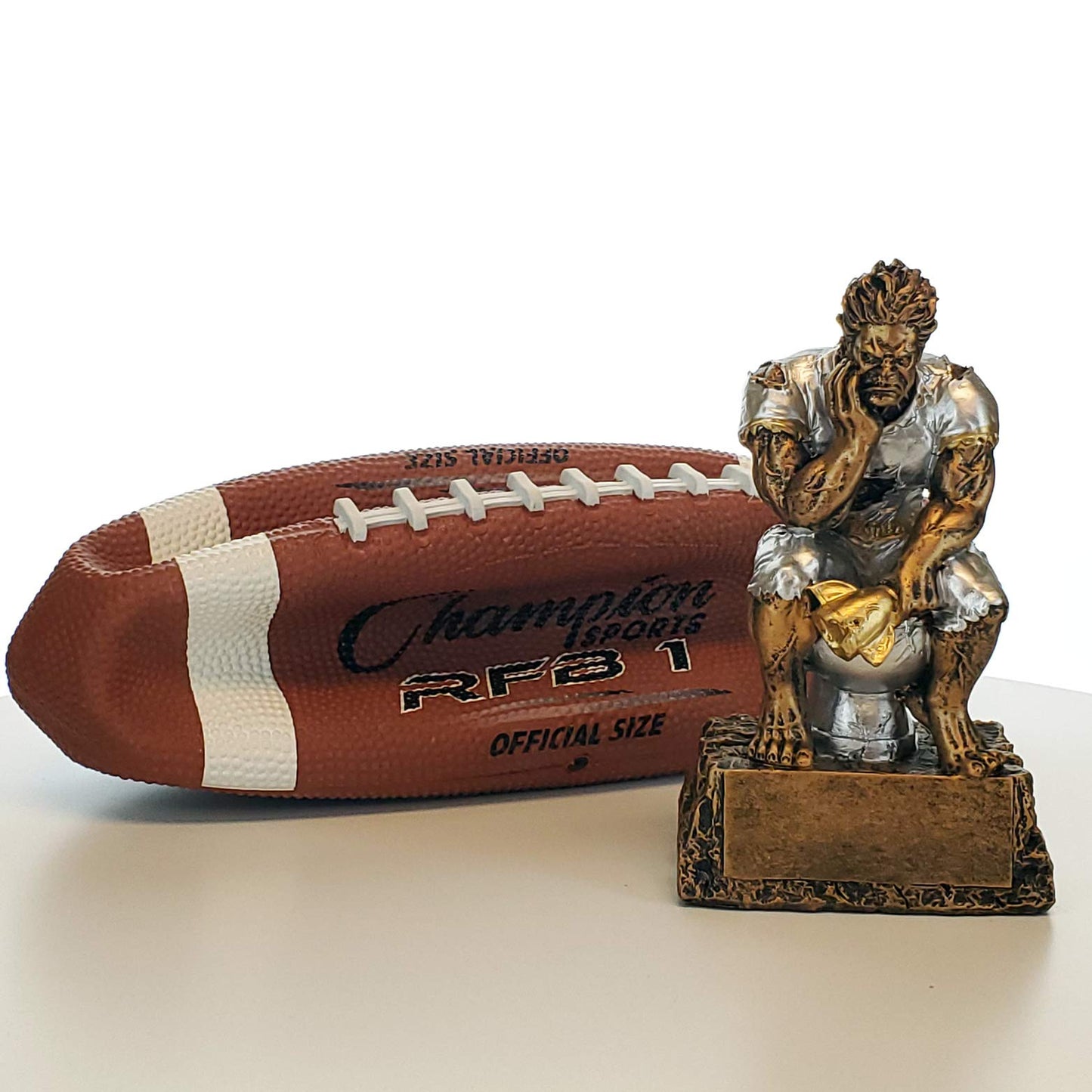 Decade Awards Monster Toilet Bowl Trophy, 6.5 Inch Tall - Monster Loser Award - Last Place Beast Trophy - Engraved Plate on Request