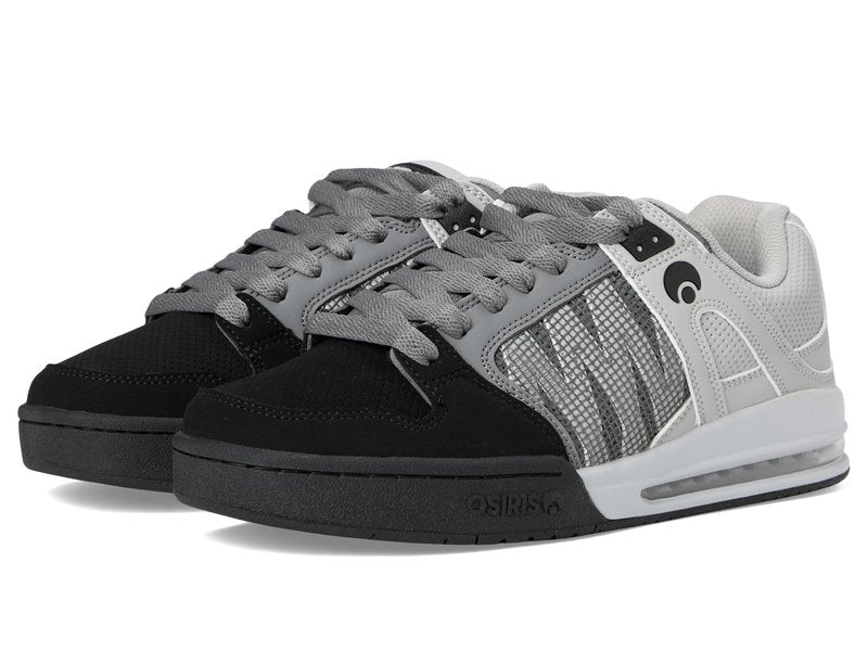 Osiris Men's Pixel Fashion Sneaker,Black/Charcoal/Grey,7.5 M US