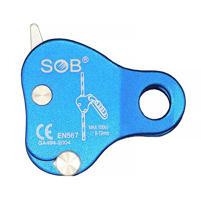 RESQT Climbing Ascender Fall Protection Belay Device - Aluminum Magnesium Alloy Rope Grab Clamp for Rock Climbing, Mountaineering, Arborist, Rescue & Aerial Work