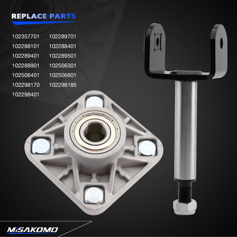 Misakomo Club Car Precedent Front End Repair Kit with King Pin & Bushings, Wheel Hub, and Bearings, for 2004+ Club Car Golf Cart Models, Deluxe Set Replaces 102357701