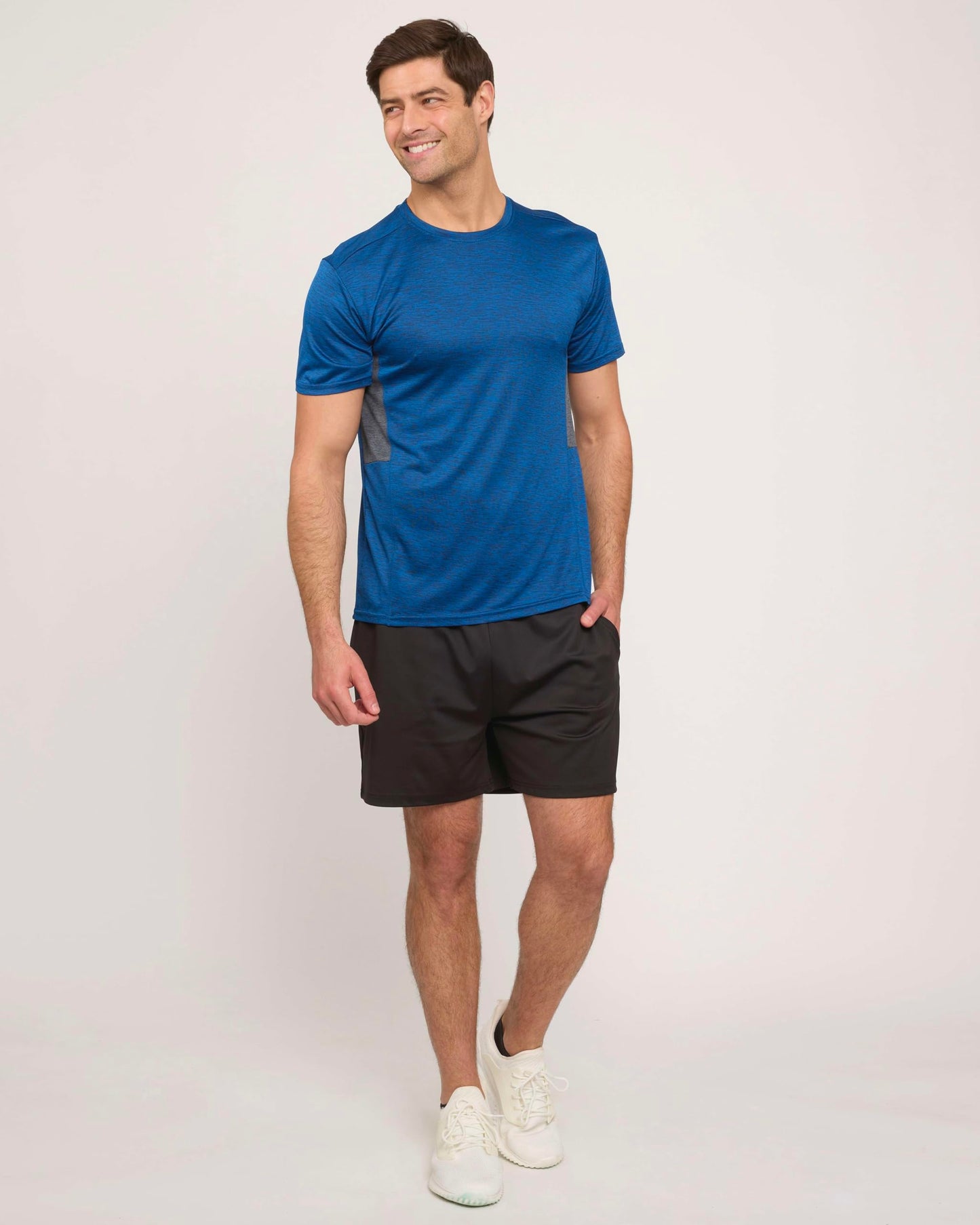 5 Pack Men's Dry Fit Short Sleeve T-Shirt Gym Workout Athletic Running Tee