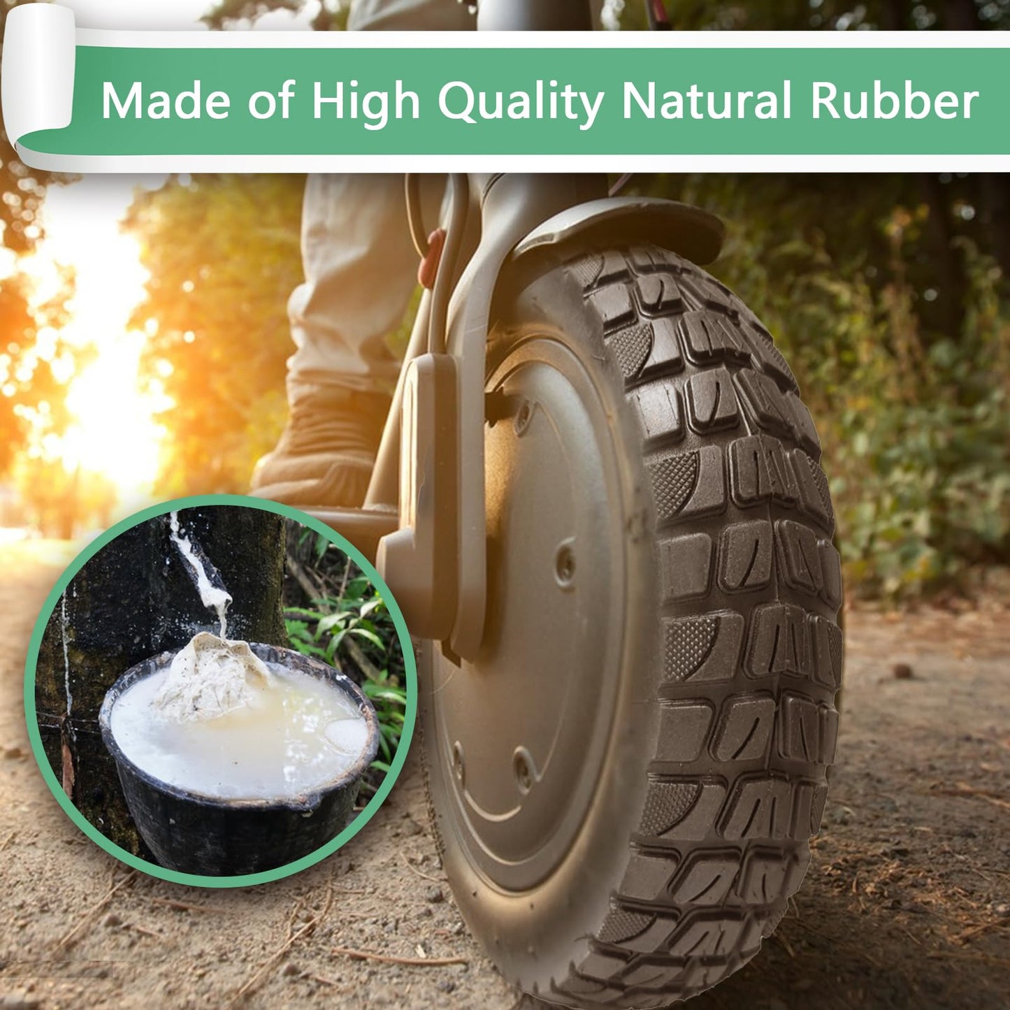 9x2 Vacuum Tire, 9 Inch Replacement tire, With Tire Air Valve, for Apollo Go Xiaomi Mi3/M365/Pro/Pro2/Gotrax GXL/XR/V2/ Electric Scooter (2 Pack)