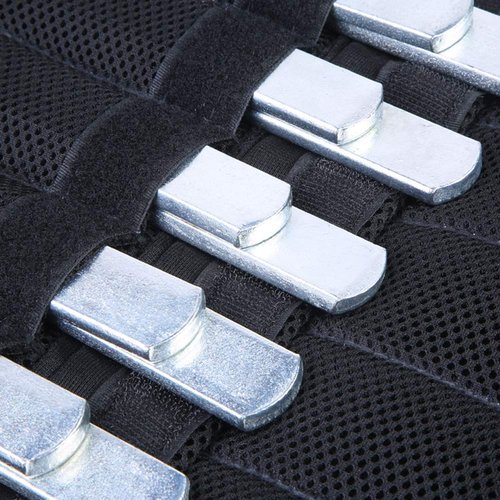 Steel Plates for Weighted Vest, Strength Training Weight Steel Plate Adjustable Round Head Rustproof