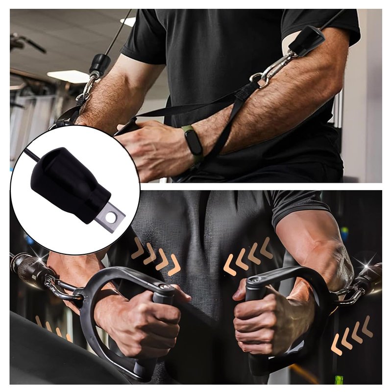 WRFDEC 32.8Ft PU Gym Fitness Cable with Ball Stopper Ends for Home Gym Machine Accessories,LAT Pulldown, Low Row, Functional Trainer Machine