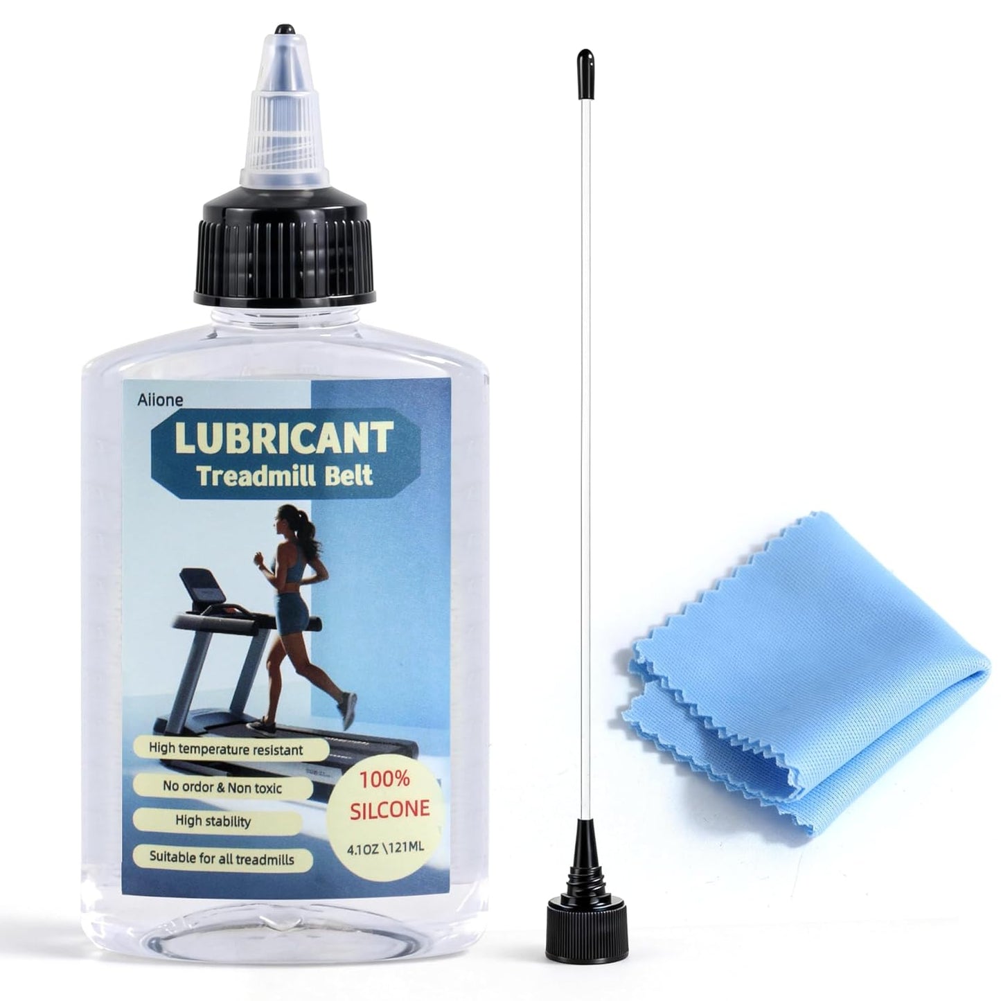 Skiennix Treadmill Belt Lube - 100% Pure Silicone, High Temperature Resistant, Easy Application Tube