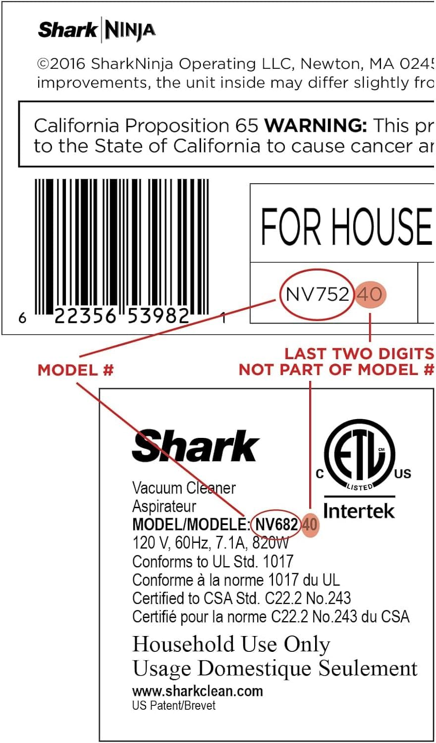 Replacement Dust Canister Cup For Shark Navigator Lift-Away DLX UV440 Delux (OEM)