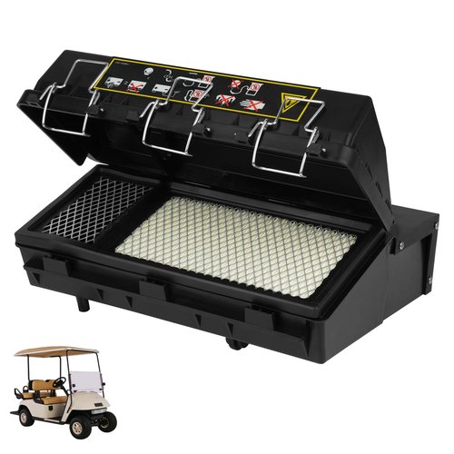 Panglong EZGO Air Box Filter Assembly, Include Air Filter Element, Filter Cover and Housing, Suitable for 1994-2005 EZGO Gas Golf Cart with 295cc & 350cc Engine, OEM# 72368-G01 72178-G01 72179-G01