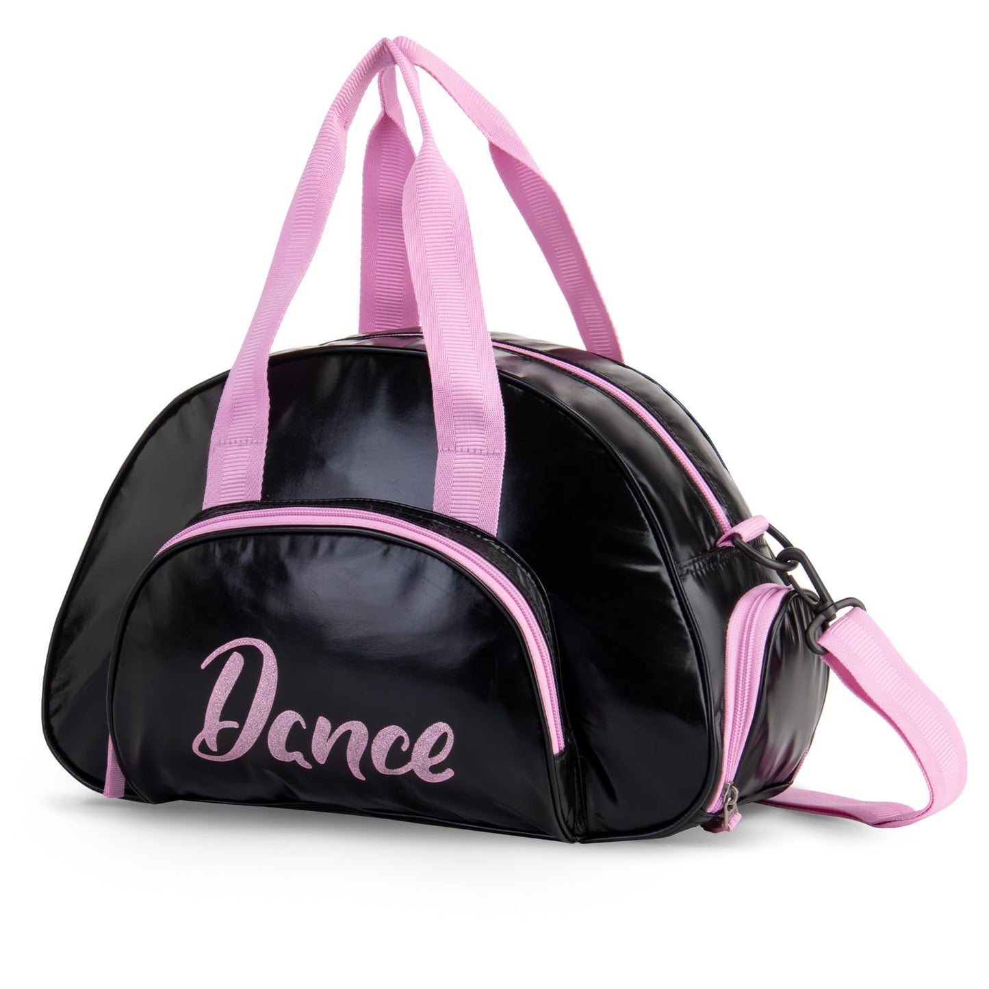 Choco Mocha Girls Dance Bag Toddler Ballet Bag for Girls Kids Dance & Gym Bag with Shoe Compartment, Dazzle Blue