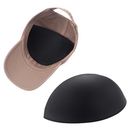 Certihiamken 3-Pack Hat Shaper Cap Holders – Mesh Ventilation, Strong Shape Retention, Reusable & Machine Washable, Easy-Install Baseball Cap Inserts Black