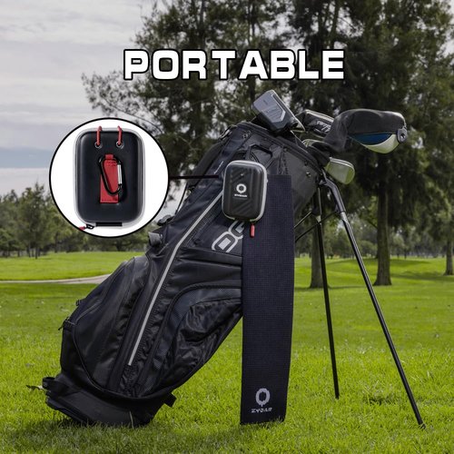 ZYDAR Golf Rangefinder Hard Shell Case Compatible with PRO Z1/ZI,Black/Red