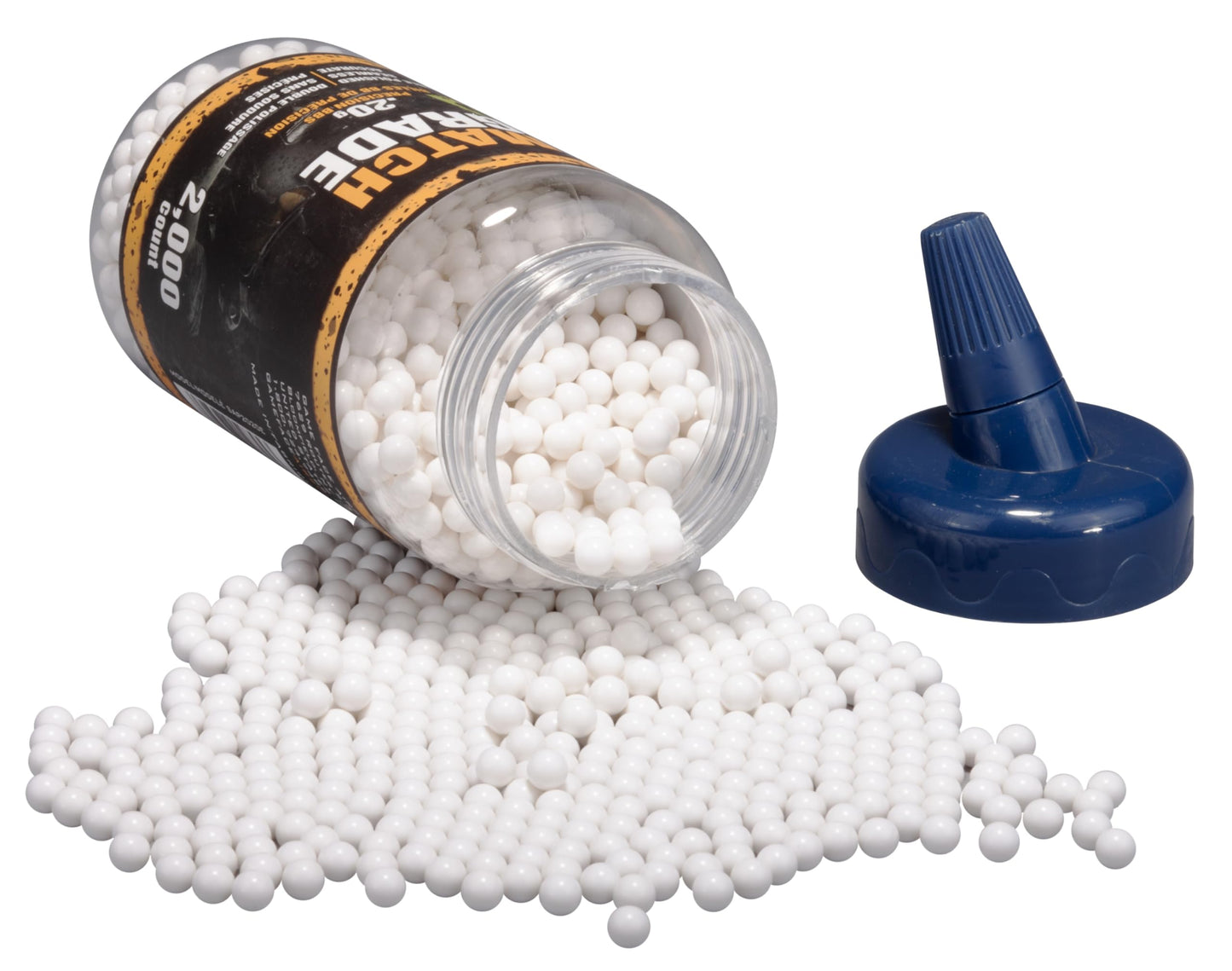 Game Face SAP2020E Match Grade 6mm .20-Gram White Biodegradable Airsoft BBs (2000-Count)