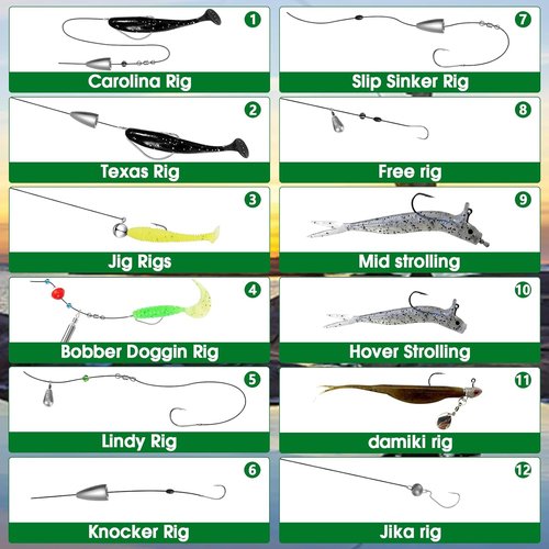 FONMANG 601-Piece Fishing Tackle Box - Complete Fishing Gear Set | Perfect Christmas Gift for Men