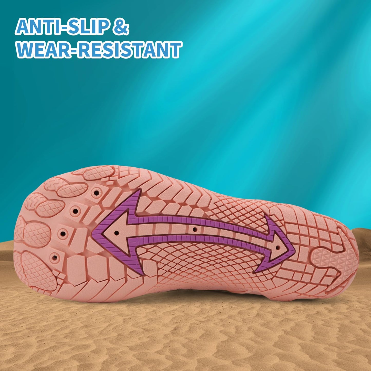 Water Shoes for Women Men Beach Women Swim Pool River Barefoot Quick Dry Slip-on for Pool Beach Surf Water Park Yoga