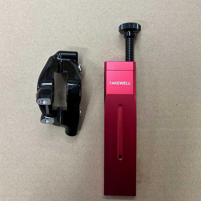 takewell Piston Press Tool for SRAM Brake Caliper, Bike Hydraulic Disc Brake Caliper Piston Wrench Tool, Brake Caliper Accessories, Red, New Version.