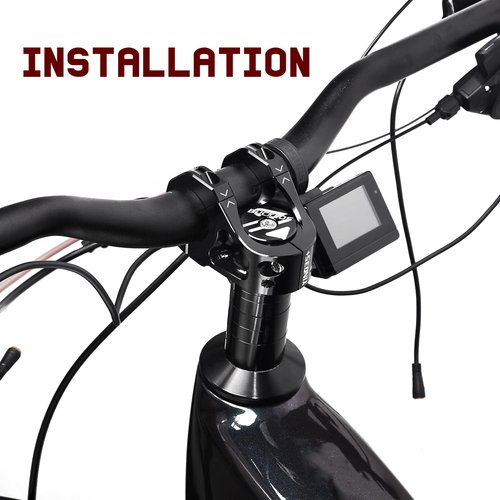 BUCKLOS 35mm Mountain Bike Stem MTB 31.8mm CNC Short Stems - Bicycle Ultra-Light Hollow Aluminum Alloy Riser Stem for E Bike/Downhill XC/BMX/Folding Bike/Trail(Black)