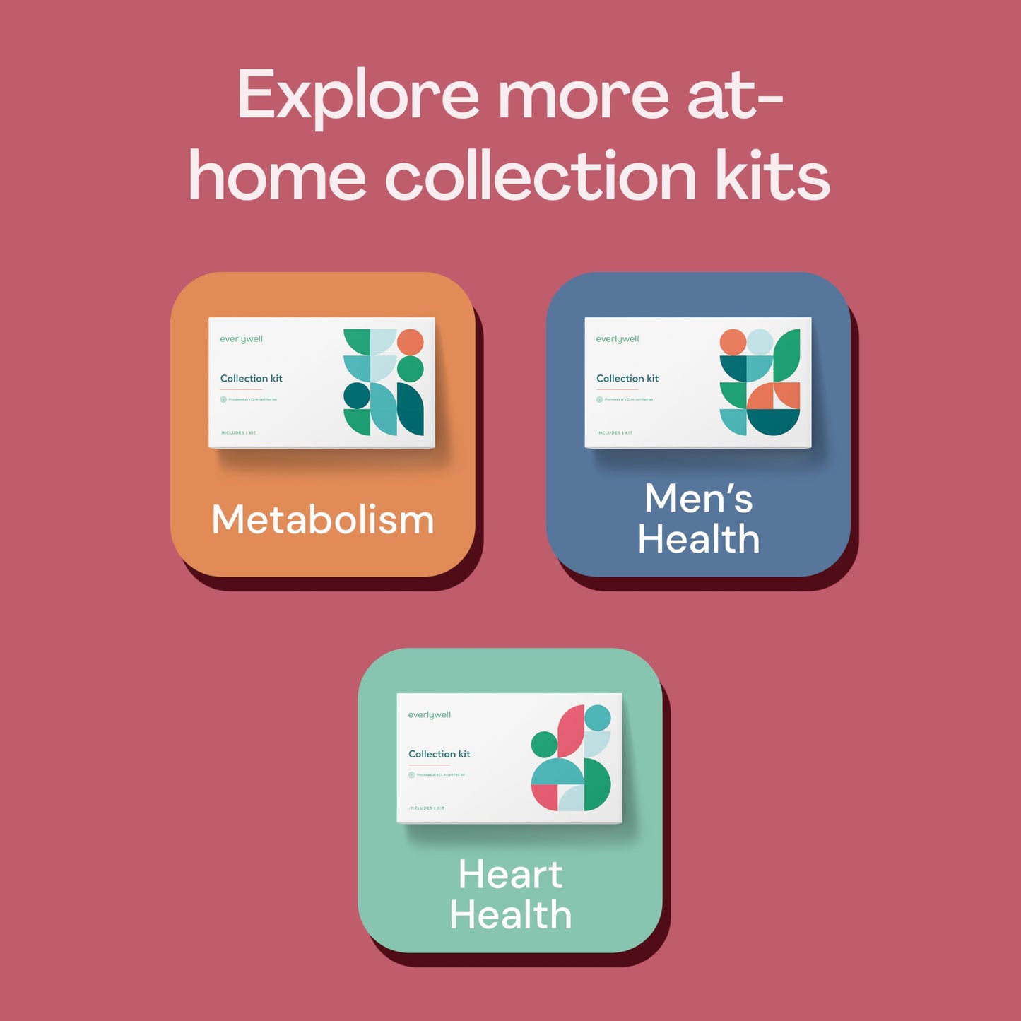 Everlywell At-Home Women's Health Collection Kit, Measures 11 Biomarkers for Hormonal Wellness, including Cortisol, Progesterone & TSH - CLIA-Certified Lab Results Within Days - for Women Ages 18 Plus