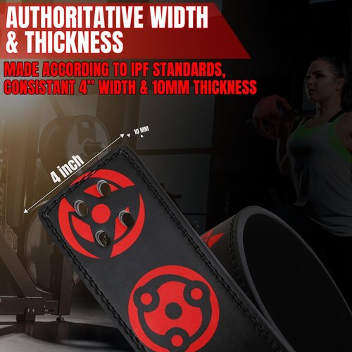 Generic Anime Weightlifting Belt - Durable Leather Belt for Back Support during Powerlifting, Squats and Deadlifts - XL, Kakashi Hatake