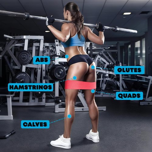 Resistance Bands for Working Out with Workout Bands Guide, 3 Booty Bands for Women & Men, Working Out Hip Glute Bands Set, Exercise Bands for Legs Bands, Fabric Elastic Band for Fitness,Yoga,Pilates
