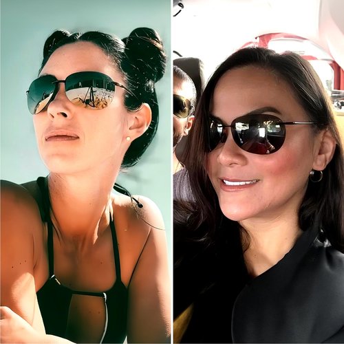 MAXJULI Polarized Sport Sunglasses for Men Women TR90 Rimless Frame for Running Fishing Baseball Driving 8249 C1 Black/Grey