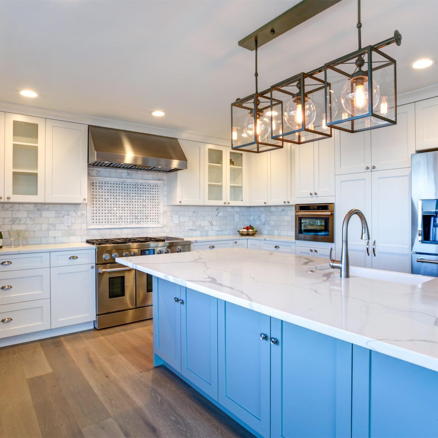 Gozelux A15 LED Bulbs - Vintage Edison Bulbs, Dimmable, Clear Glass, E26 Medium Base, 6W (60W Equivalent), 2700K Warm White, 700LM, for Ceiling Fans, Appliances, Refrigerator Lights - 6 Pack