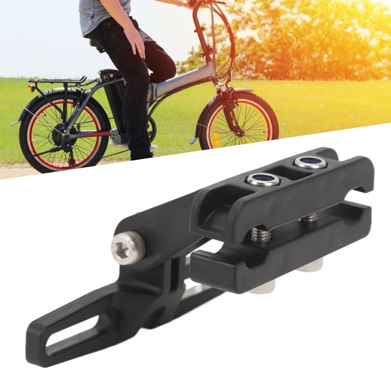 Tuwei Electric Bike Tail Light Bracket, Versatile Compatibility ABS Stainless Steel Bike Tail Light Mount Bracket for Cycling