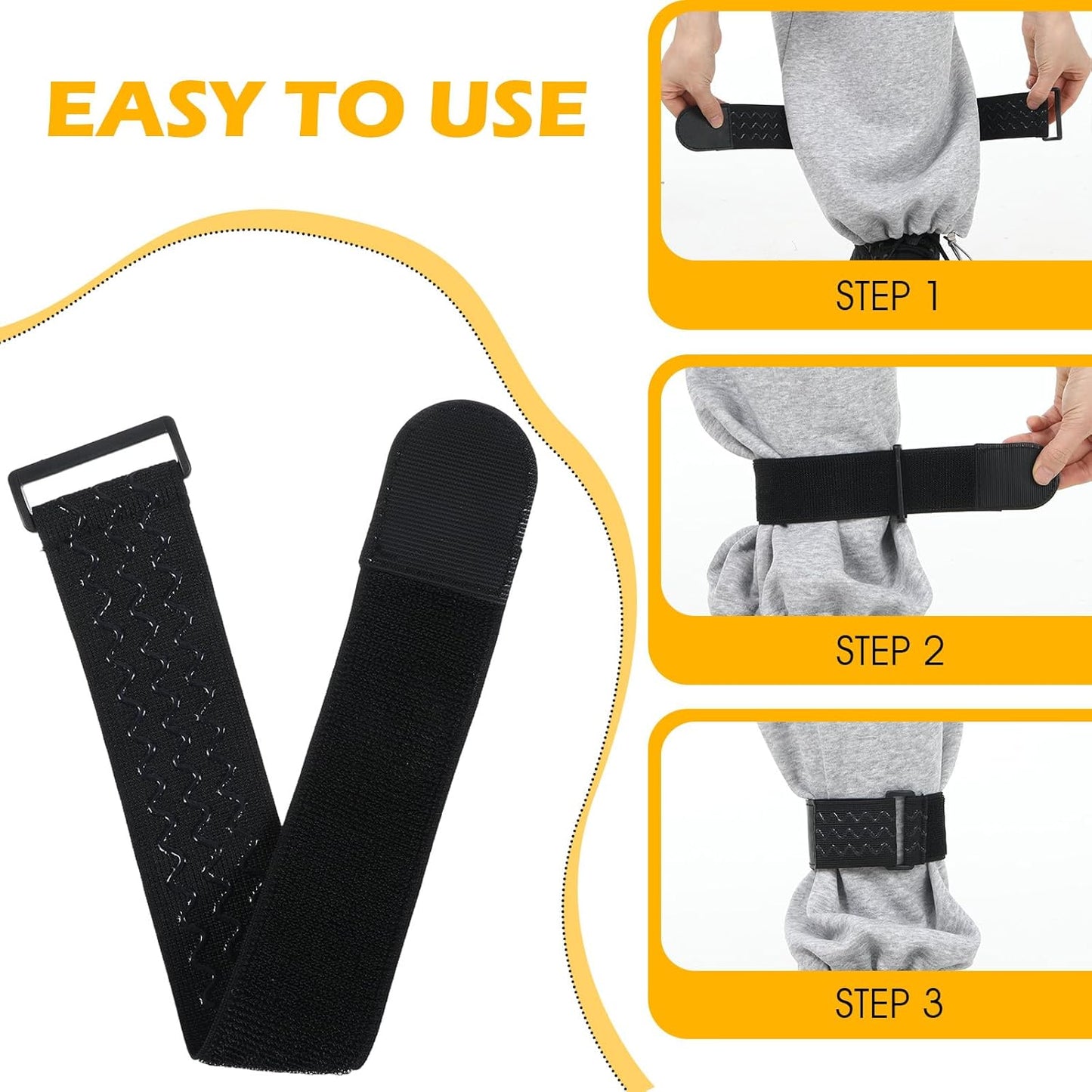 Skiennix Boot Belt Strap - Adjustable Elastic Bands for Cowboy Boots | 2Pcs Lengthened & Widened