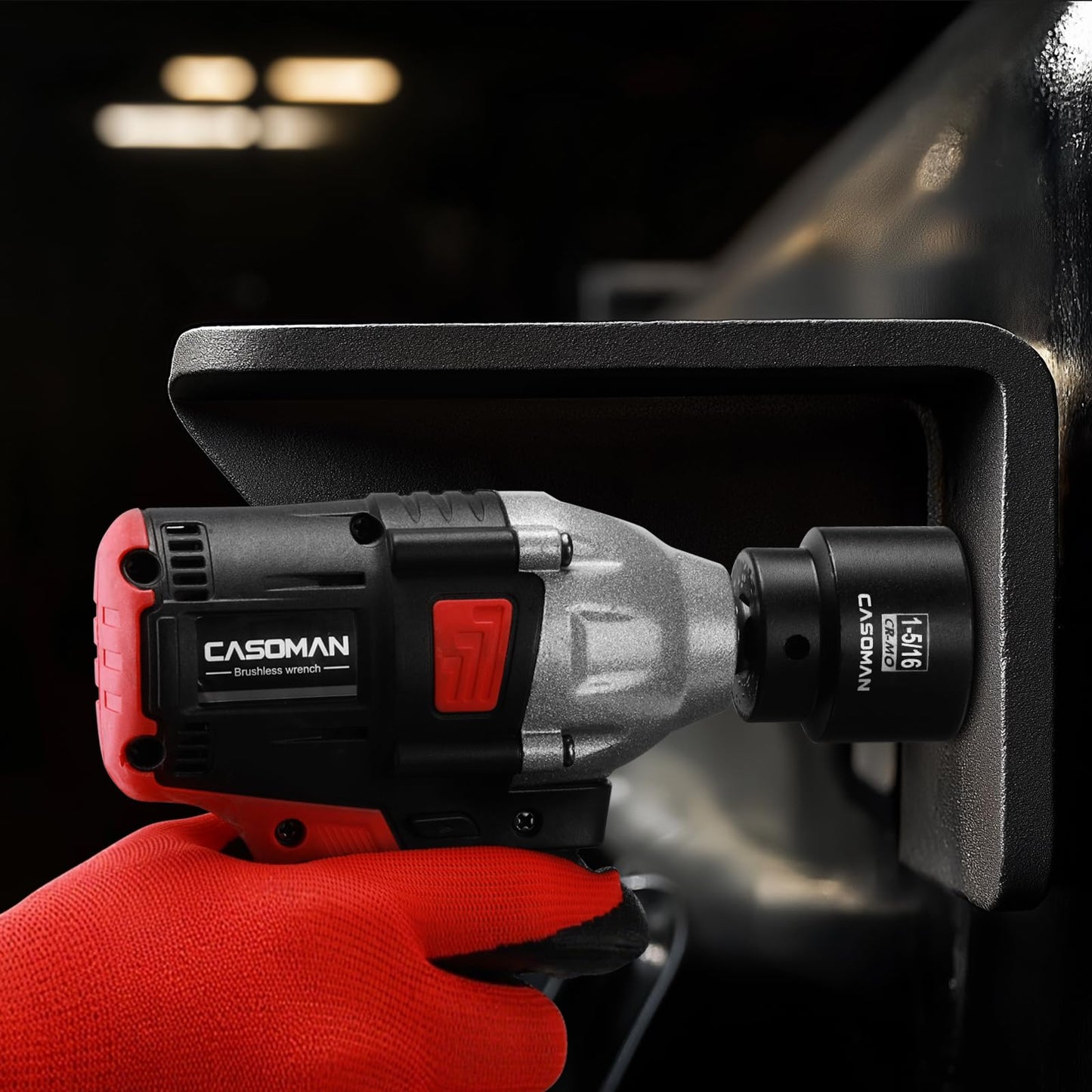 CASOMAN 1/2" Drive x 1-5/16" Impact Socket, 6-Point, SAE, CR-MO