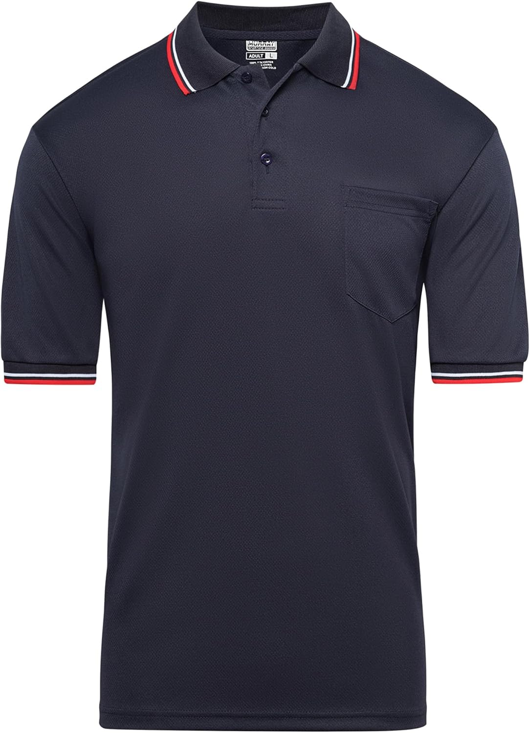 Murray Sporting Goods Polo Umpire Shirt - Short Sleeve Design for Chest Protector | Comfortable Fit