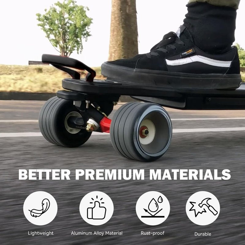 Maxfind Skateboard Handle,Ergonomic & Comfortable Grip for Electric Longboards, Easy to Install,Waterproof Aluminum Design(Black)