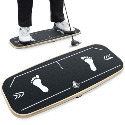 ACESTRIKE, Golf Pressure Plate, Gravity Transfer Board Training Aid to Weight Shift Golf Training Aid for Indoor Practice, Golf Swing Speed Trainer for Beginners Correct Swing Sequence Tempo