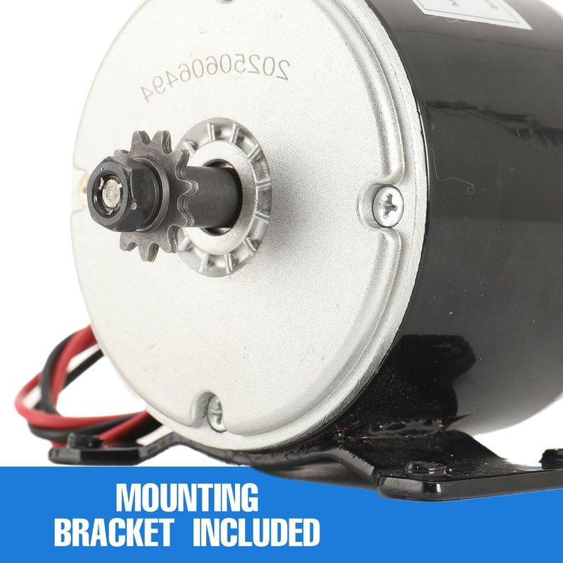 CDZHLTG Brushed Permanent Magnet Electric Motor for E Scooter Drive Speed Control Wind Turbine PMA 24V 350W 2700RPM