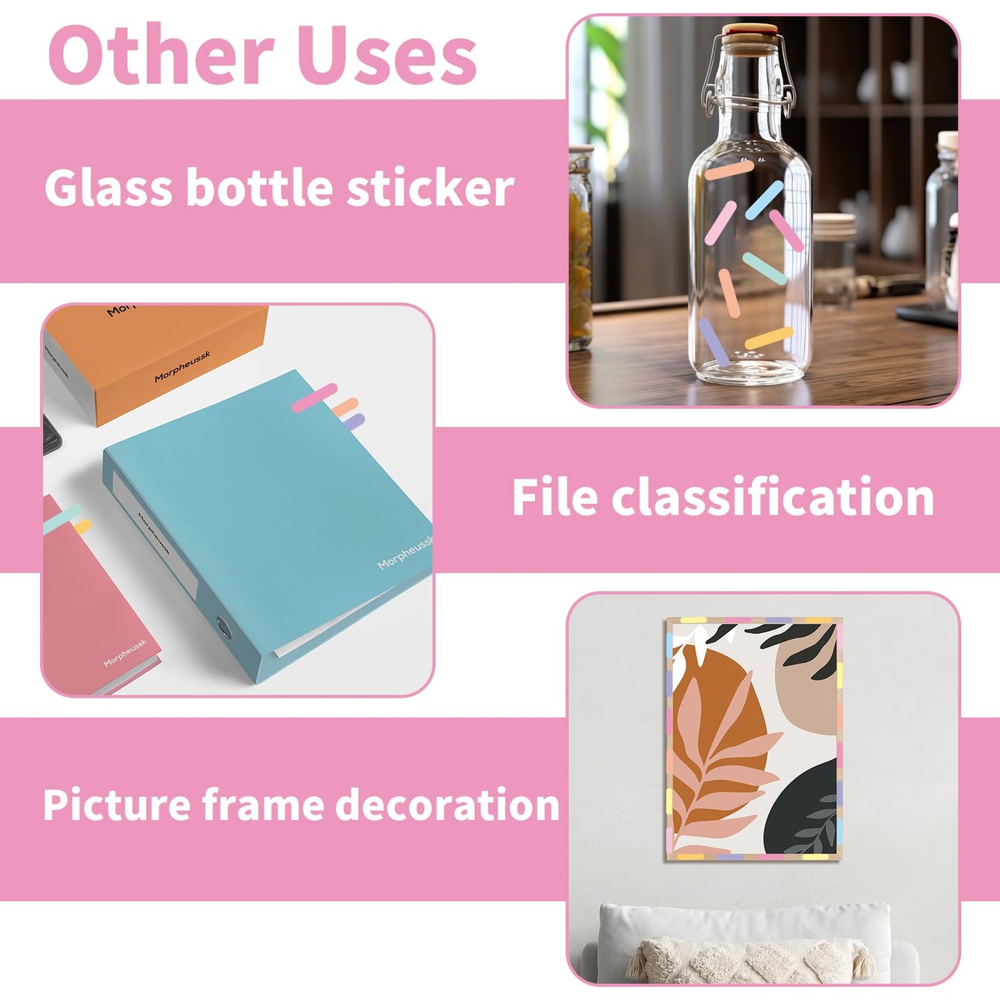 300 Pieces Confetti Wall Decals Removable Peel and Stick Sprinkle Wall Stickers Wallpaper for Kids Girls Room