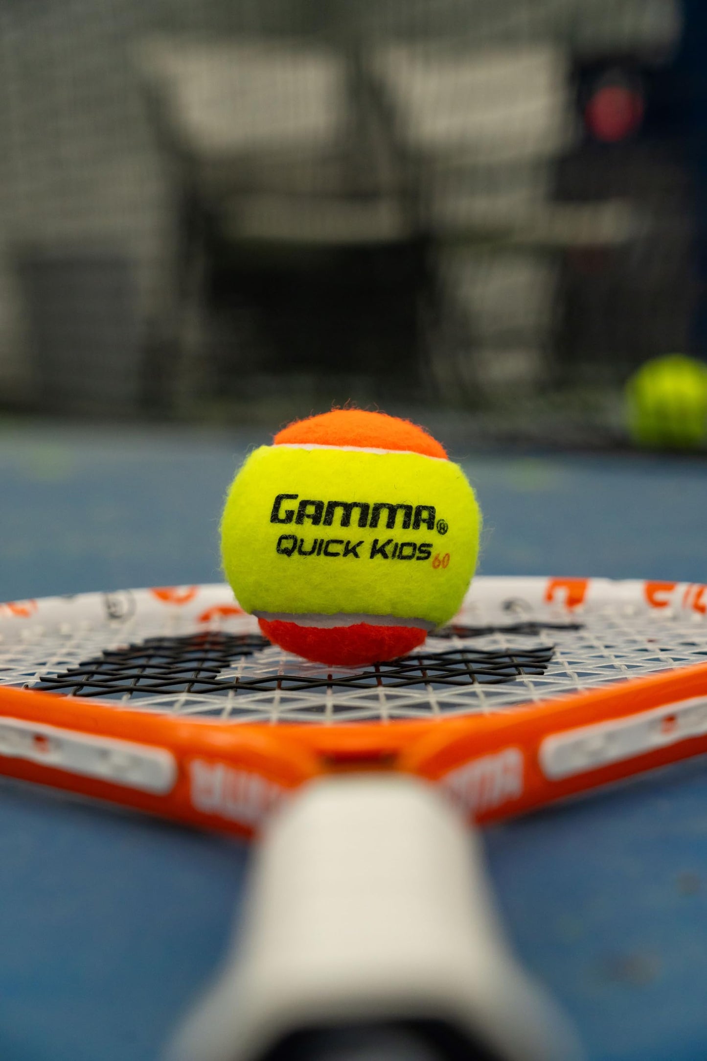 Gamma Quick Kids 60 Training Tennis Balls for Kids & Beginners, Low-Compression Core Reduces Speed & Bounce, Great for Tennis Practice, USTA & ITF Approved for 10 & Under Tournaments, Bag of 12