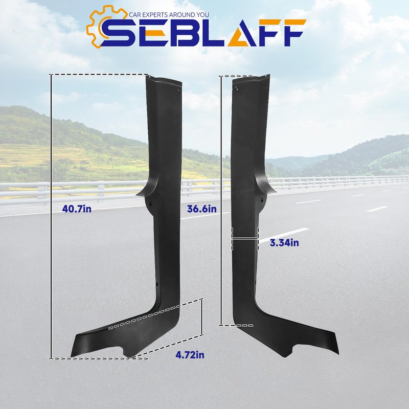 SEBLAFF Floormat Retainer Side Panel Set Replacement for Club Car Precedent Onward 04-15 Golf Cart 105314001 105314101
