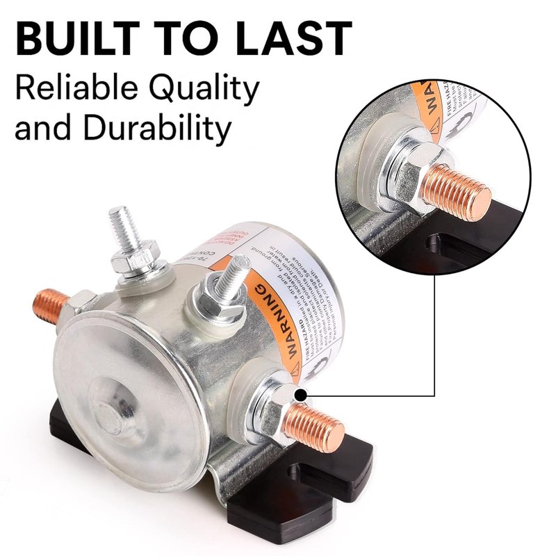 FalconSupply Genuine OEM White Rodgers 70-120224 36V Solenoid Switch Relay Kit for EZGO TXT, Medalist, Marathon, Melex Golf Cart Electric Vehicles, Replaces Parts 27855G01, 11761G1, 27855G02, 31680G1